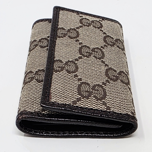 NEW Authentic GUCCI Web Sherry Line 6 Hooks Key Case with BOX - Picture 2 of 6